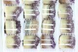 Lot: Amethyst Half Cylinder (For Pendants) - Pieces #83426-2